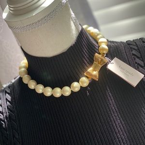 NWT Kate Spade Faux Pearl Necklace